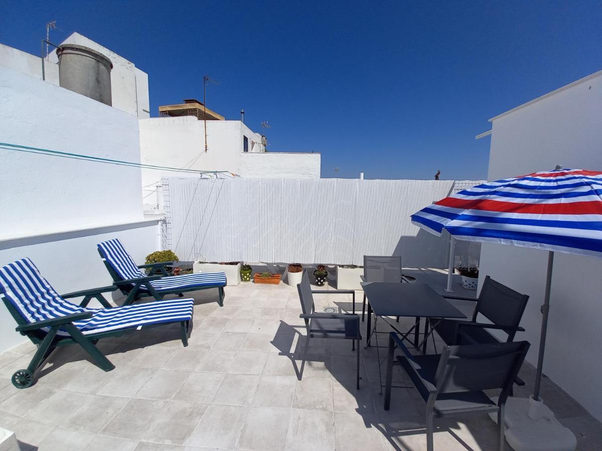 Apartamento Casa Malakita With Private Seaview Roof Terrace Conil De La Frontera Exterior foto